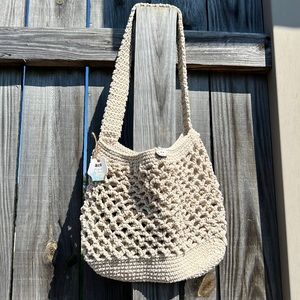 💯% Organic Mecrame Bag